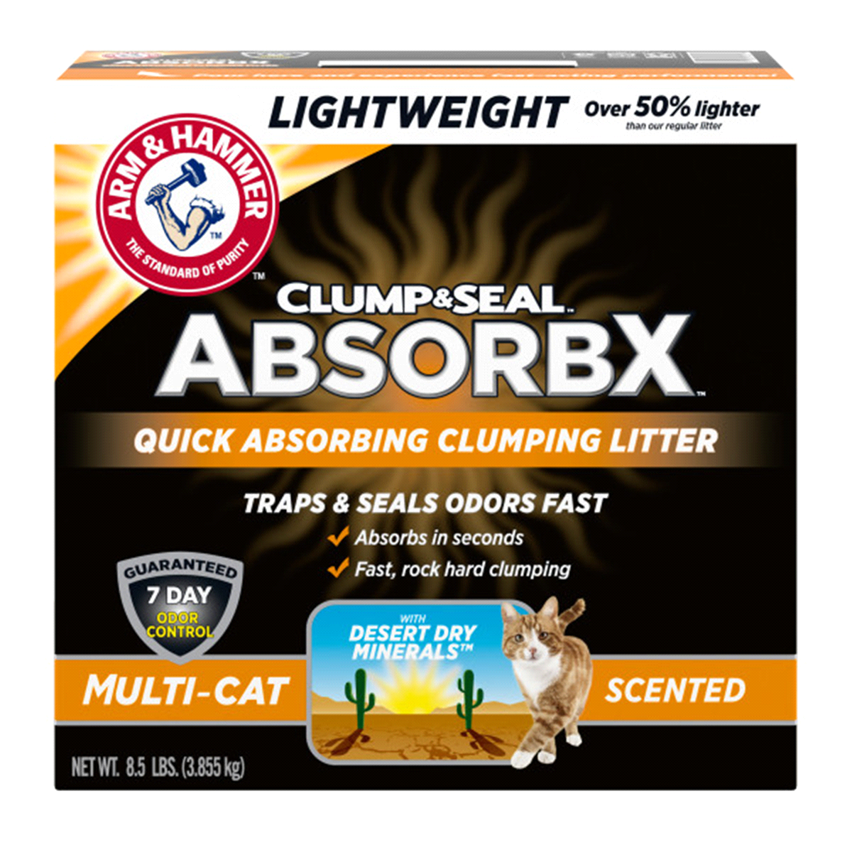 slide 1 of 1, ARM & HAMMER Clumping Litter, Unscented, 15 lb