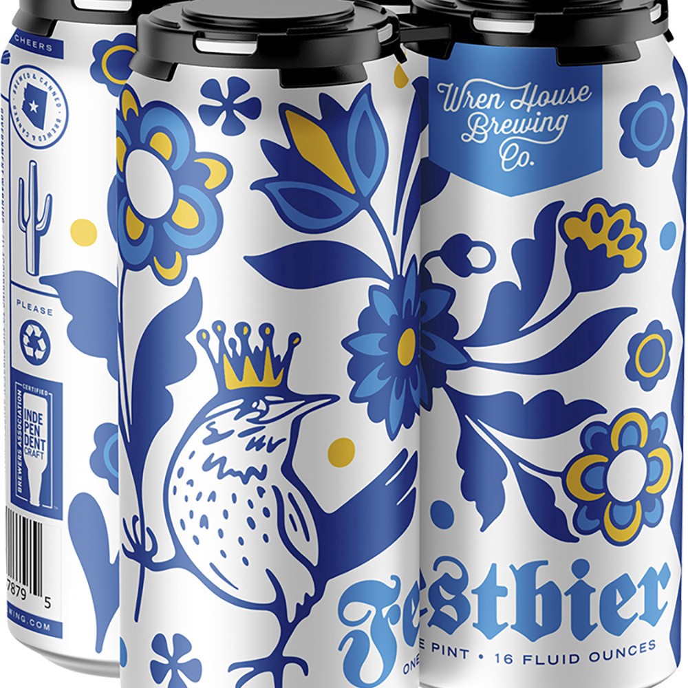 slide 1 of 1, Wren House Fest Bier 4pk, 64 oz