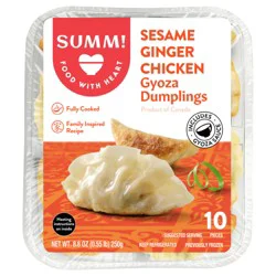 SUMM! Sesame Ginger Chicken Gyoza Dumplings 8.8 oz