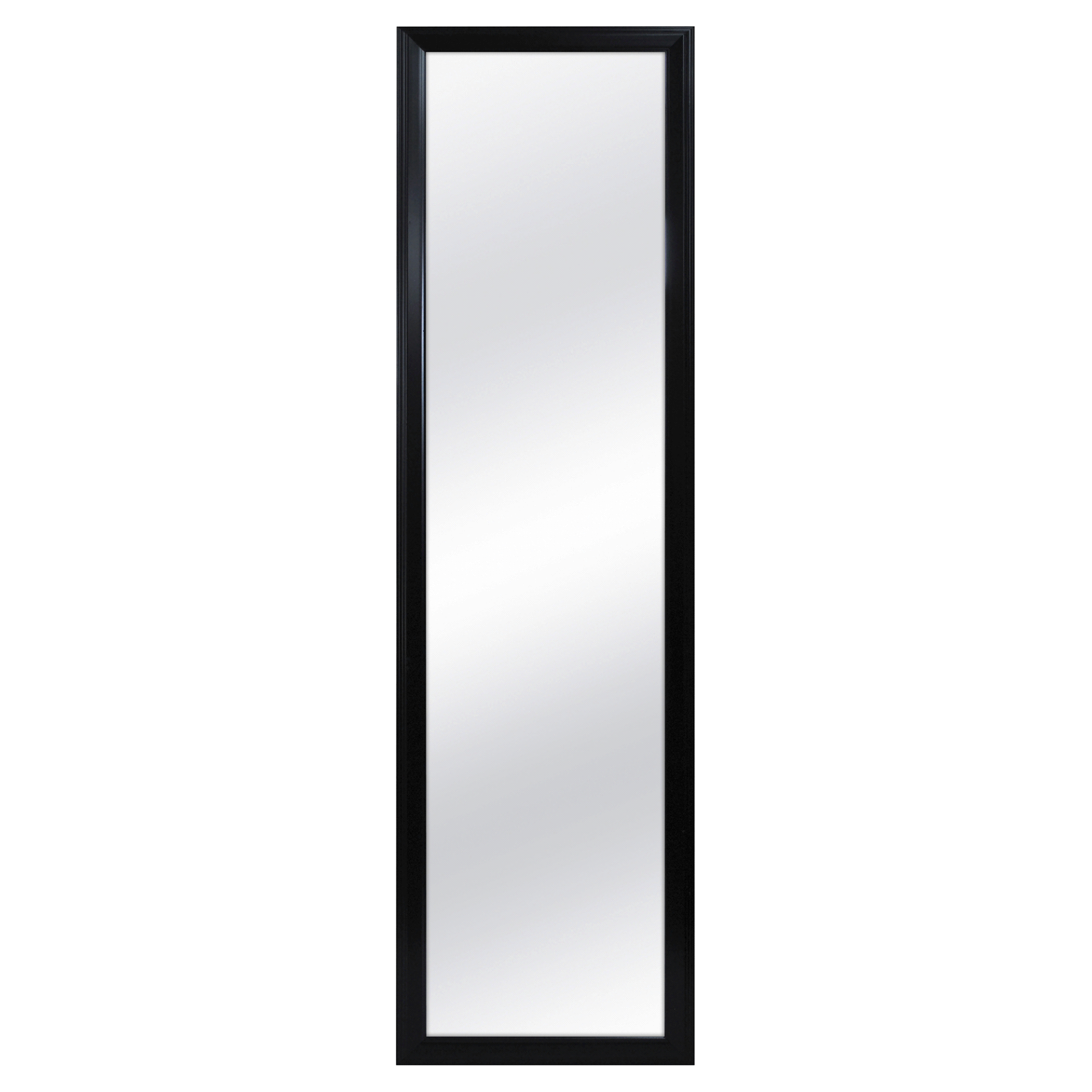 slide 1 of 1, MCS Over The Door Mirror - Black, 14 in x 50 in