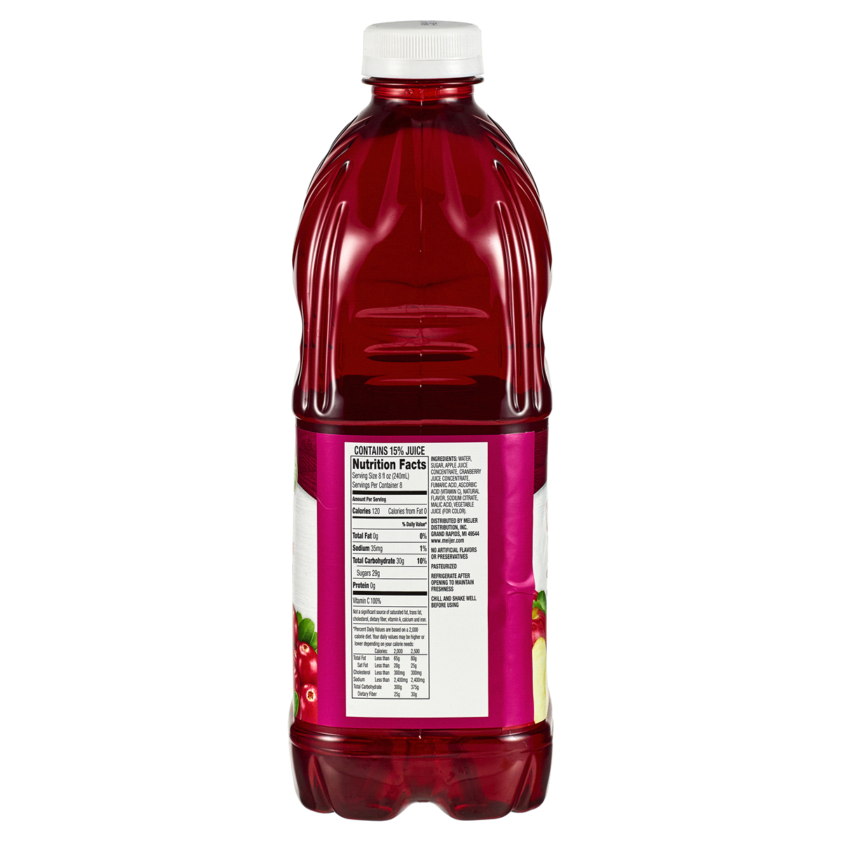 Meijer Cranberry Apple Juice Cocktail 64 oz | Shipt