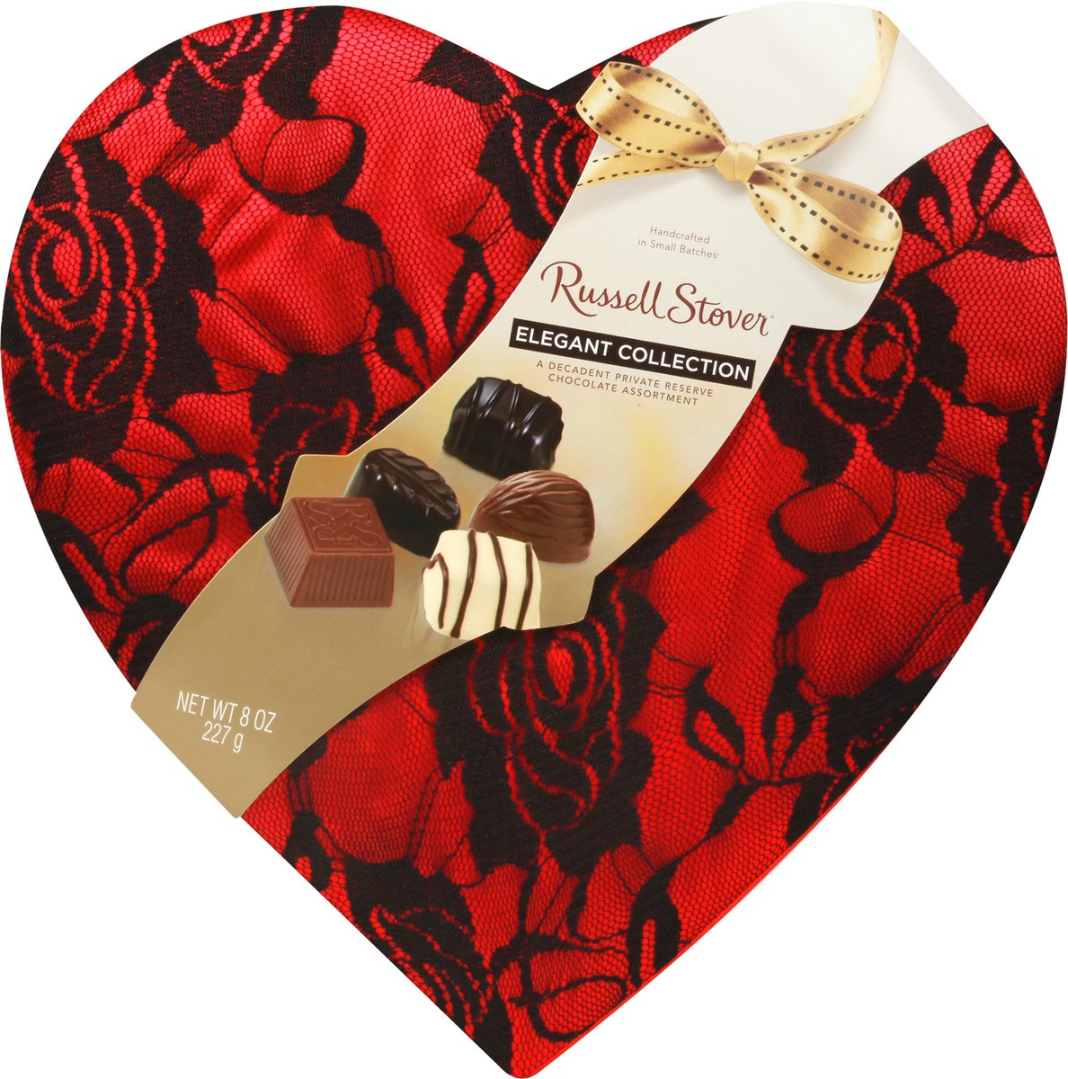 slide 3 of 8, Russell Stover Elegant Collection Valentine Chocolates, 8 oz