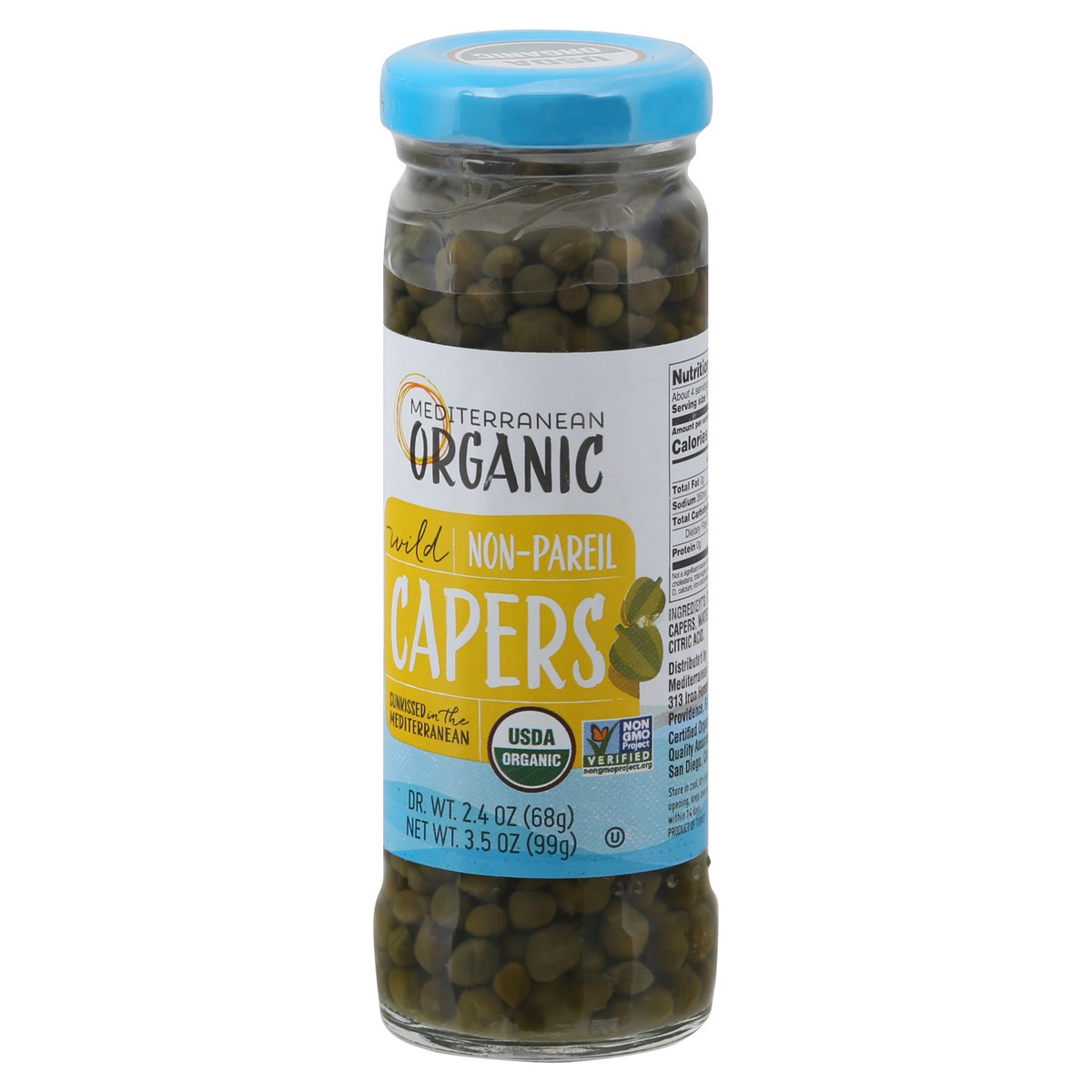 slide 8 of 14, Mediterranean Organic Wild Non-Pareil Capers 3.5 oz, 3.5 oz