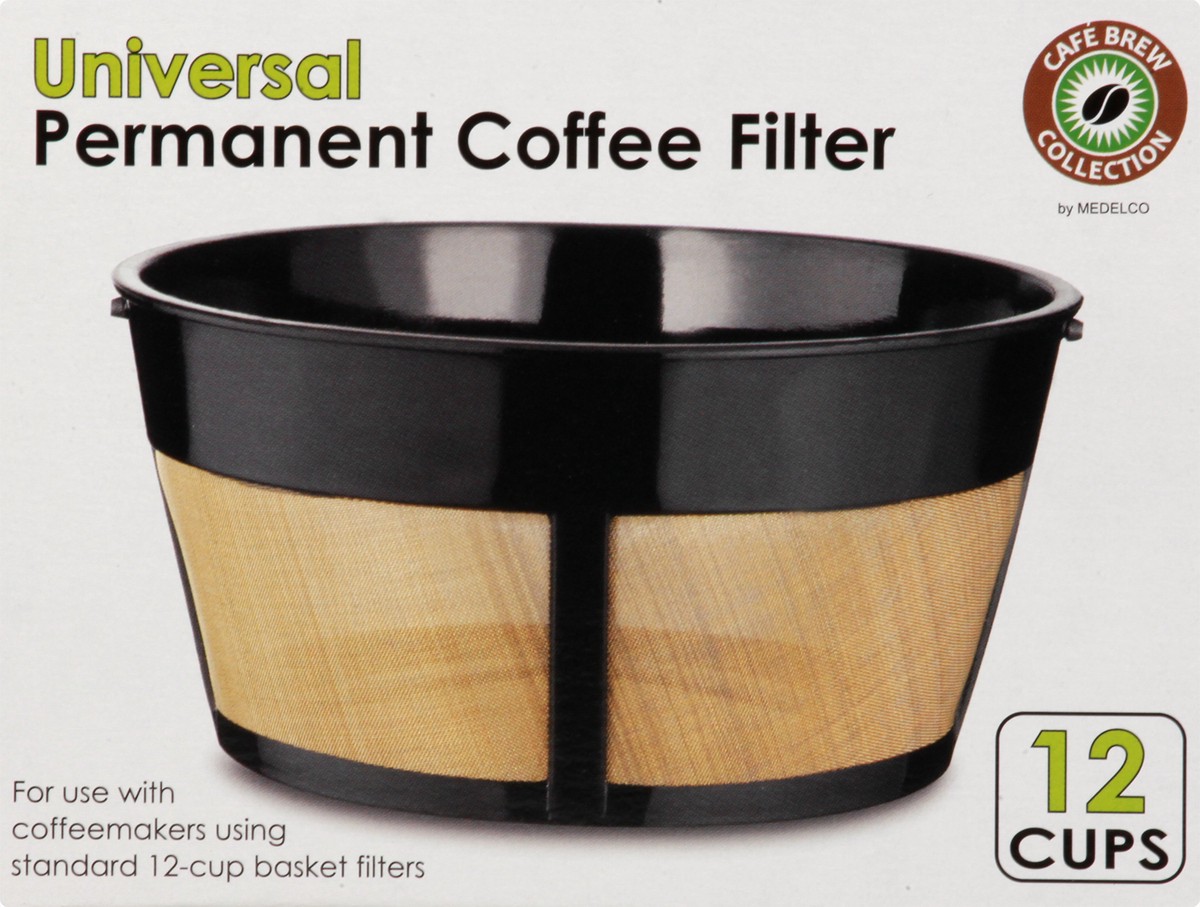 slide 8 of 9, Universal Cafe Brew Perm 12 Cup Basket Coffee Filter, 1 ct