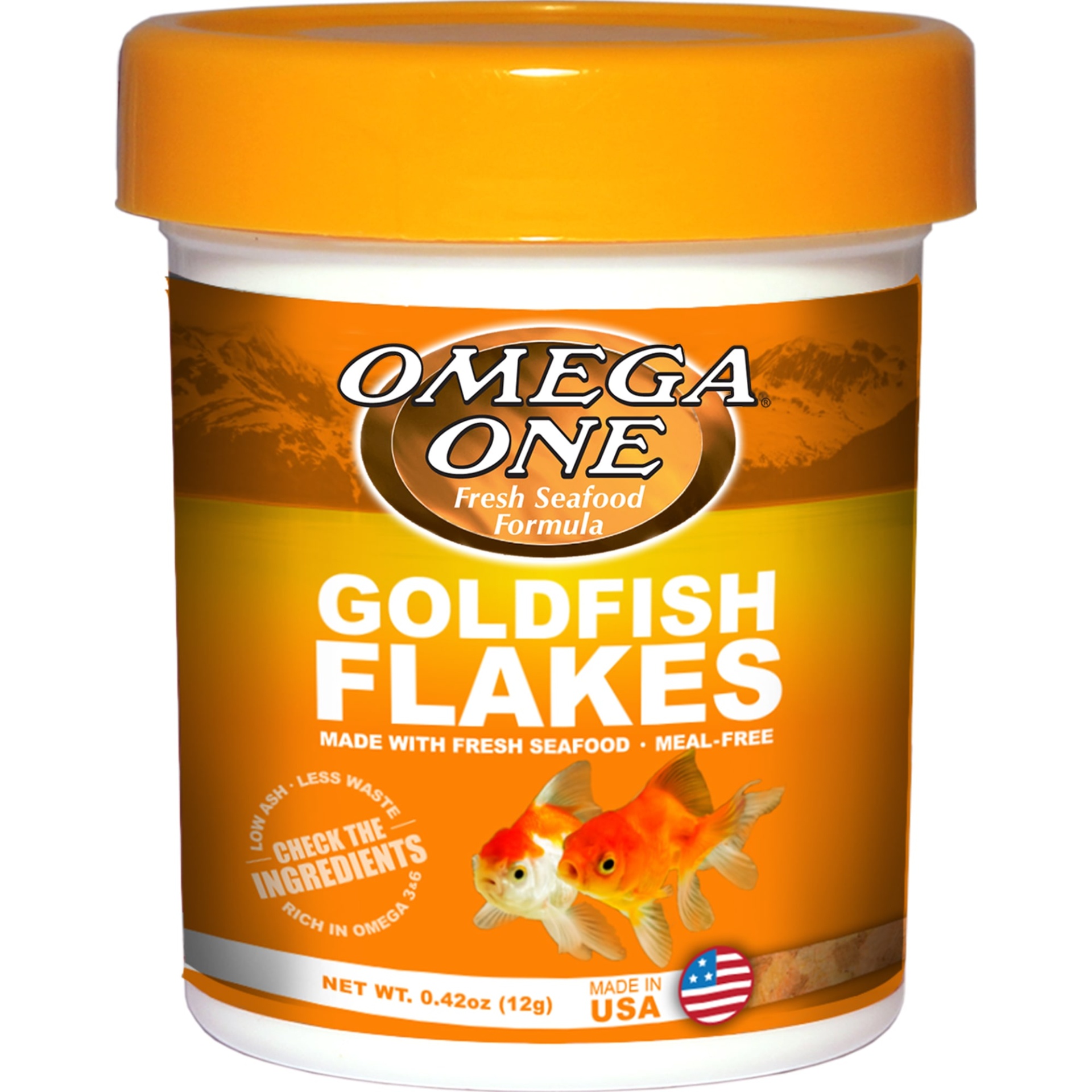 slide 1 of 1, Omega One Goldfish Flakes, 0.42 oz