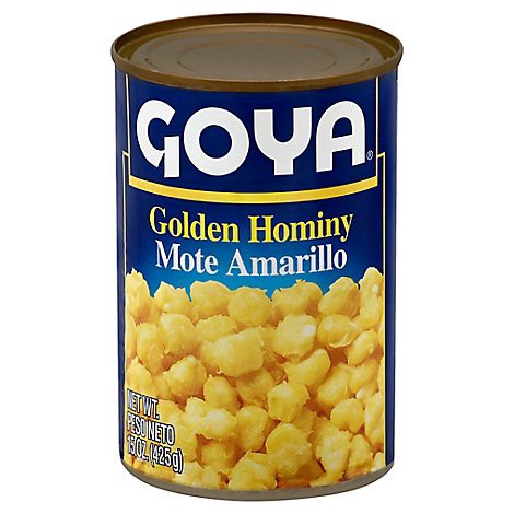 slide 1 of 1, Goya Golden Hominy - 15 Oz, 15 oz