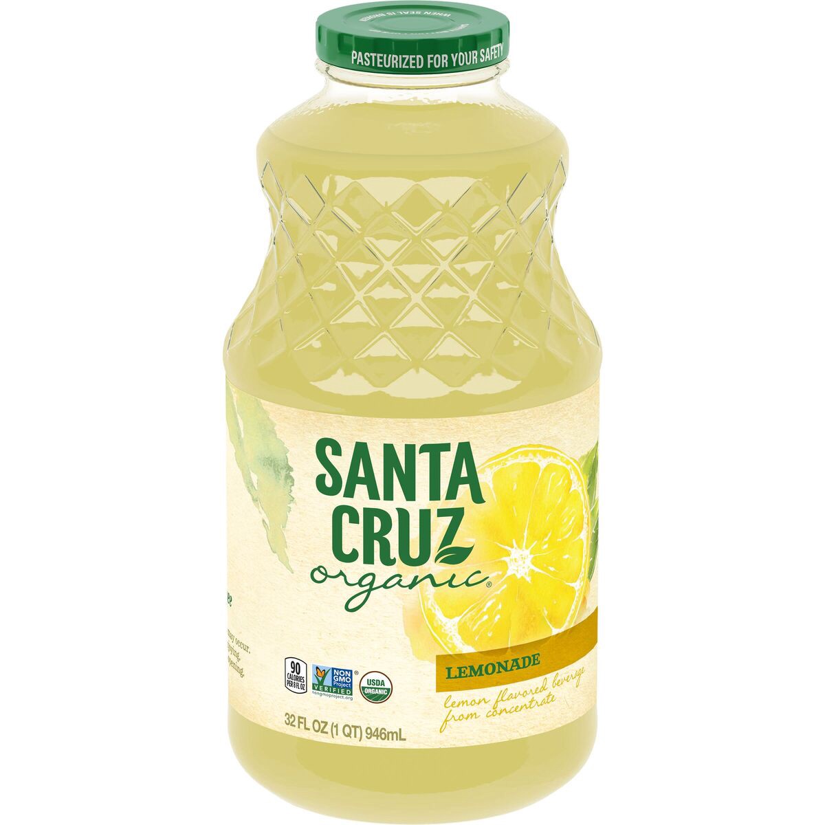 slide 2 of 8, Santa Cruz Organic Lemonade, 32 fl oz