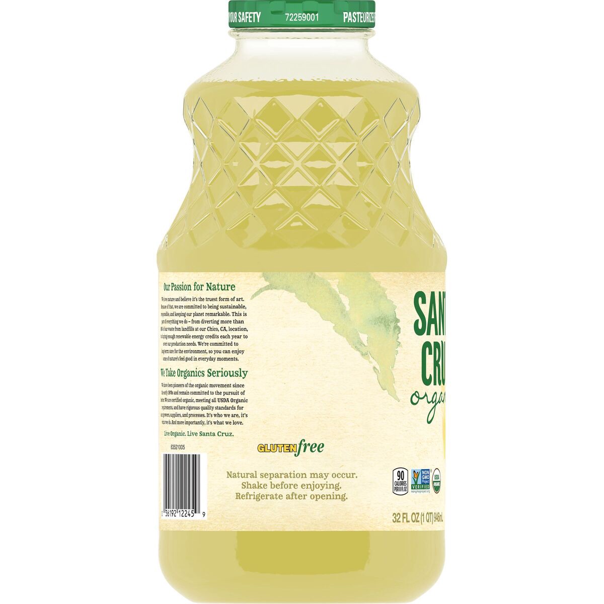 slide 6 of 8, Santa Cruz Organic Lemonade, 32 fl oz