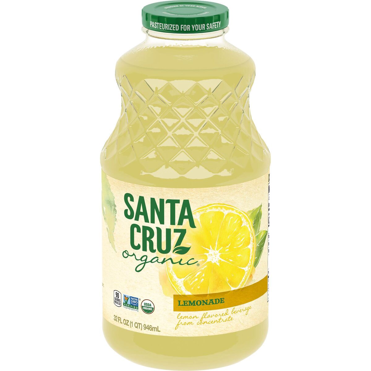 slide 1 of 8, Santa Cruz Organic Lemonade, 32 fl oz