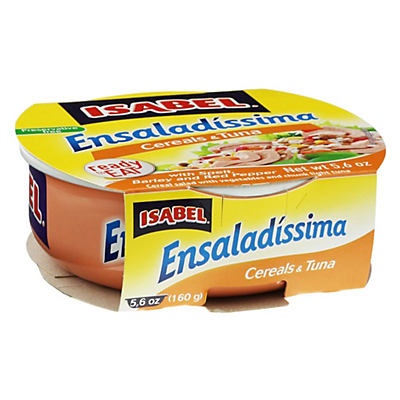 slide 1 of 1, Isabel Ensaladissima Cereals & Tuna Ready To Eat, 5.6 oz