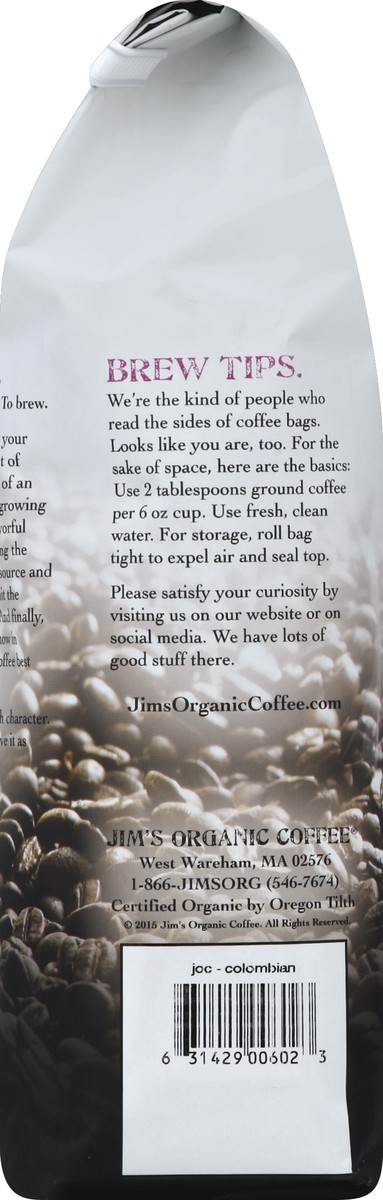 slide 3 of 5, Jim's Organic Coffee Coffee 12 oz, 12 oz