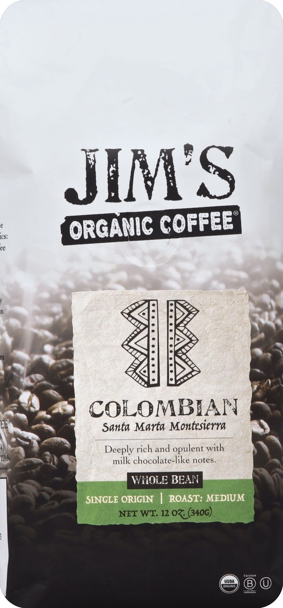 slide 1 of 5, Jim's Organic Coffee Coffee 12 oz, 12 oz