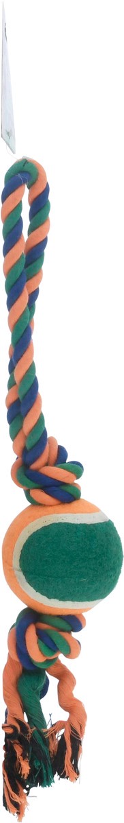 slide 2 of 10, BowWow Pals Two Knot Rope Tug Rope & Ball Toy 1 ea, 1 ct