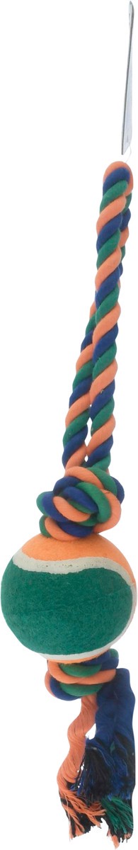 slide 3 of 10, BowWow Pals Two Knot Rope Tug Rope & Ball Toy 1 ea, 1 ct