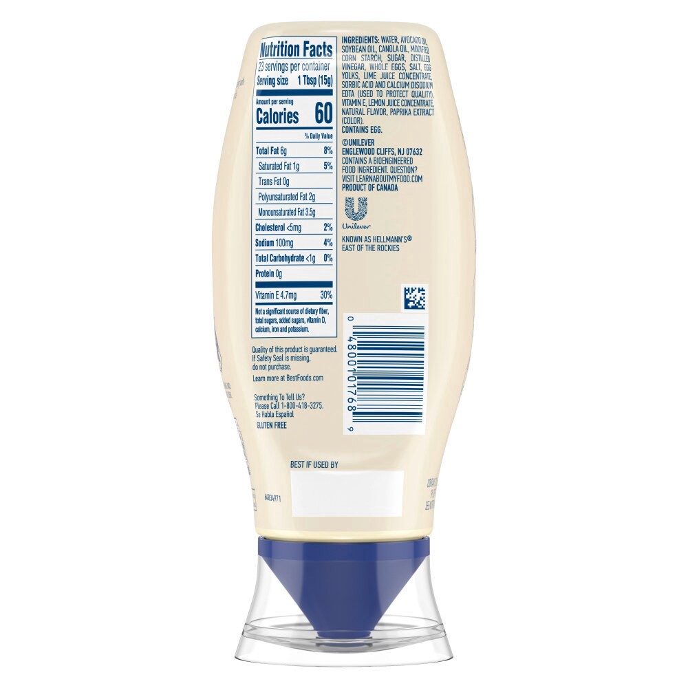 slide 2 of 6, Best Foods Avocado Oil Mayonnaise, 11.5 oz
