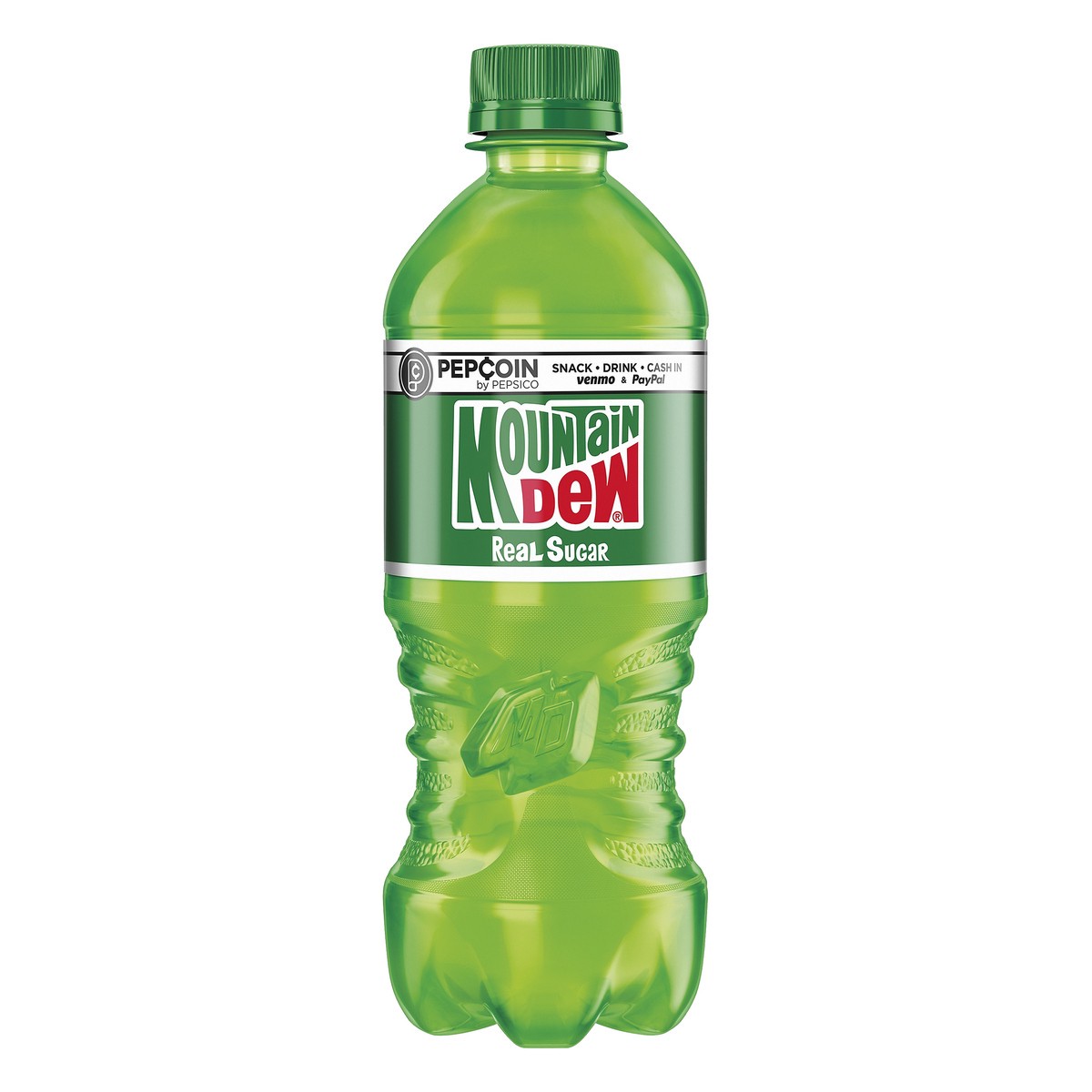 slide 4 of 7, Mountain Dew Real Sugar Soda 20 oz, 20 oz