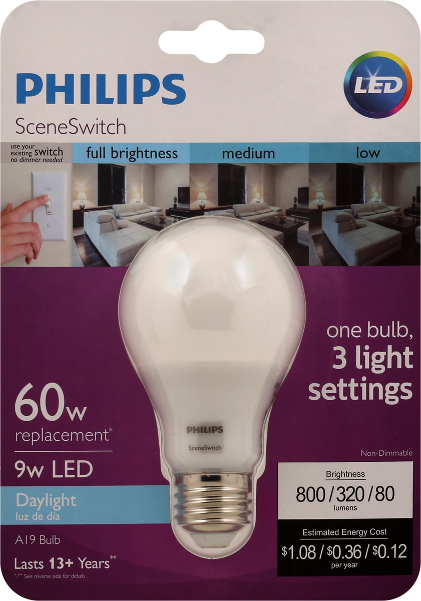 slide 7 of 7, Philips Light Bulb 1 ea, 1 ct