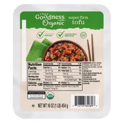 True Goodness Organic Super Firm Tofu, 16 oz