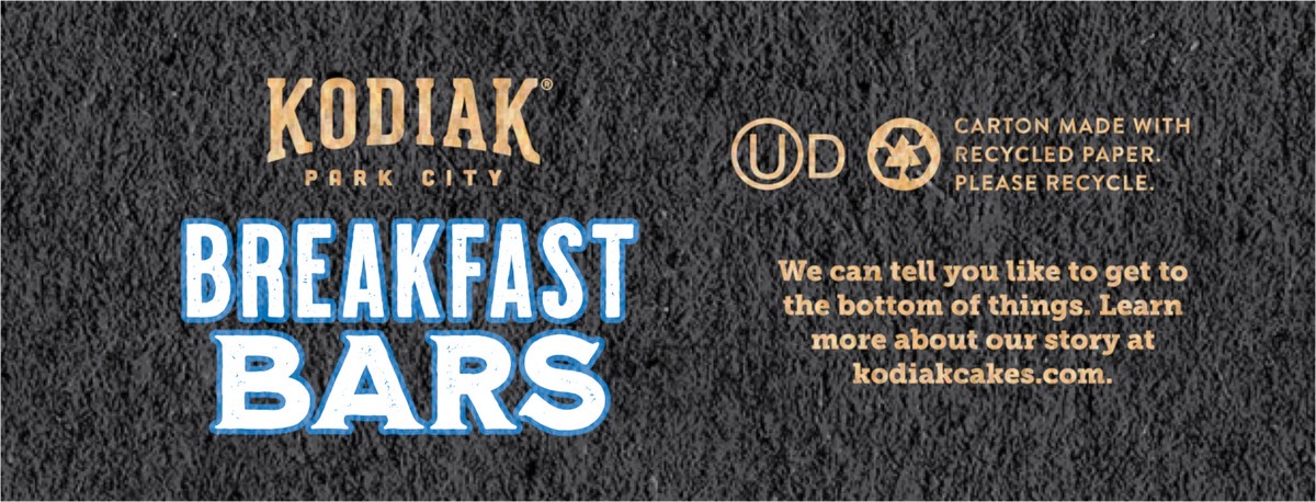 slide 3 of 8, Kodiak Cakes Breakfast Bar, Blueberry Oat, 7.05 oz, 7.05 oz