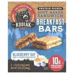 Kodiak Cakes Breakfast Bar, Blueberry Oat, 7.05 oz