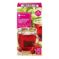 SE Grocers Herbal Tea Raspberry Hibiscus - 20 ct
