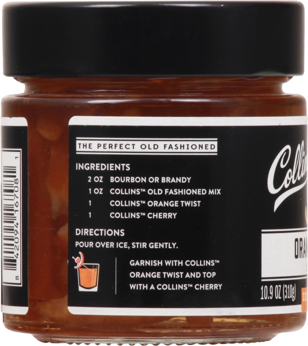 slide 3 of 11, Collins Orange Twist in Syrup Cocktail Garnish 10.9 oz, 11 oz