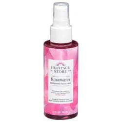Heritage Store Refreshing Facial Mist Rosewater 4 fl oz
