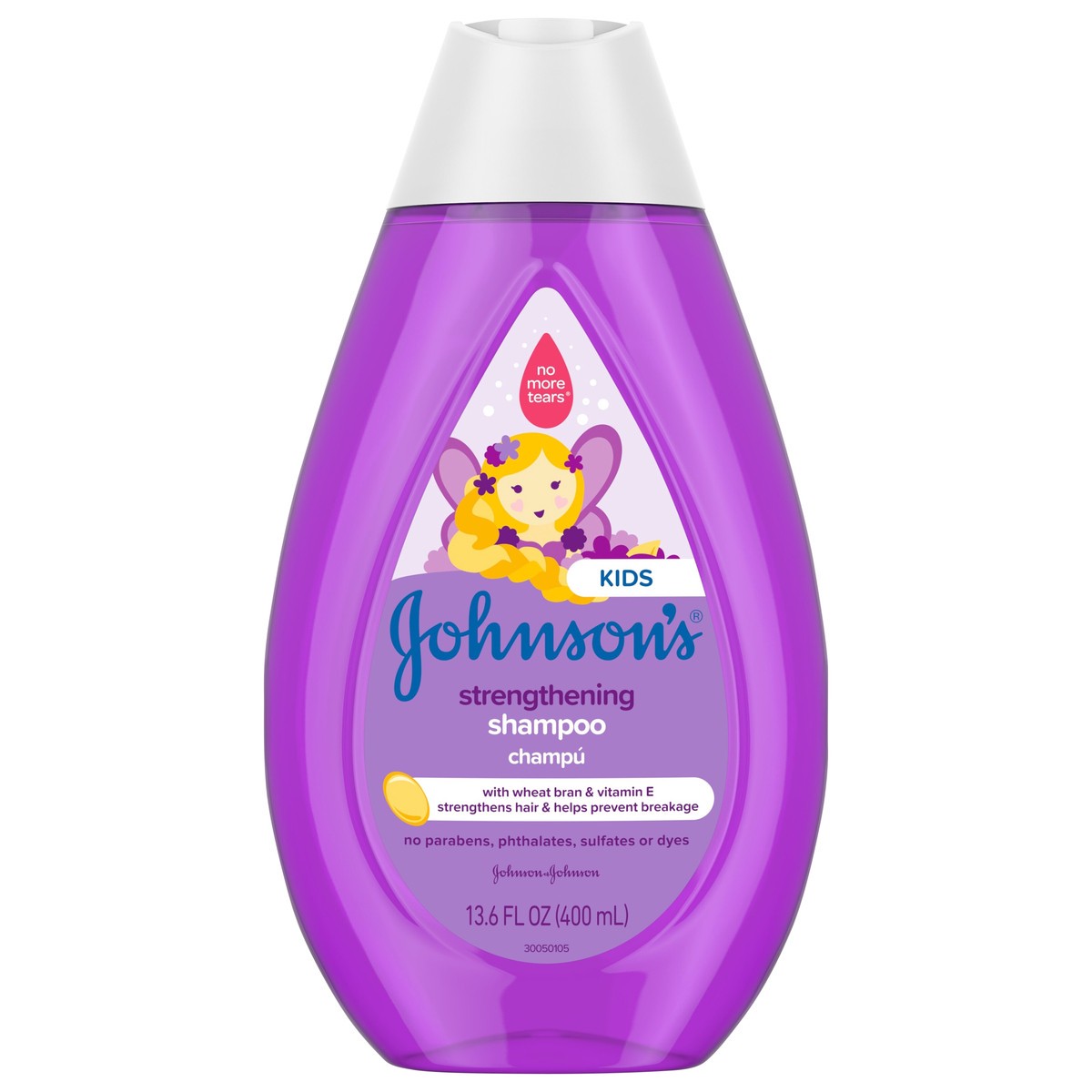 slide 1 of 5, Johnson's Strengthening Tear-Free Kids' Shampoo with Vitamin E Strengthens & Helps Prevent Breakage, Paraben-, Sulfate- & Dye-Free, Hypoallergenic & Gentle for Toddler's Hair, 13.6 fl. oz, 400 ml