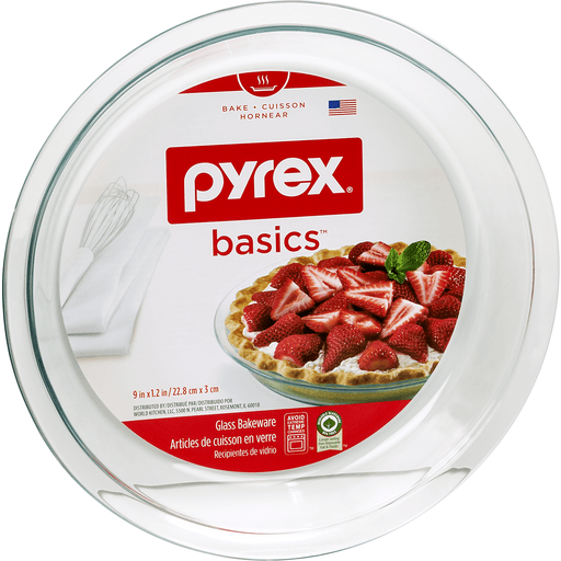 slide 8 of 9, Pyrex Pie Plate, 1 ct