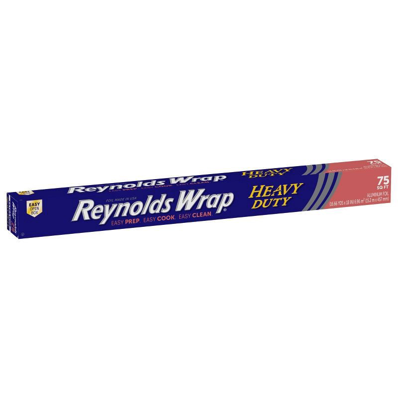 slide 9 of 10, Reynolds Heavy Duty Wide Aluminum Foil, 75 sq ft