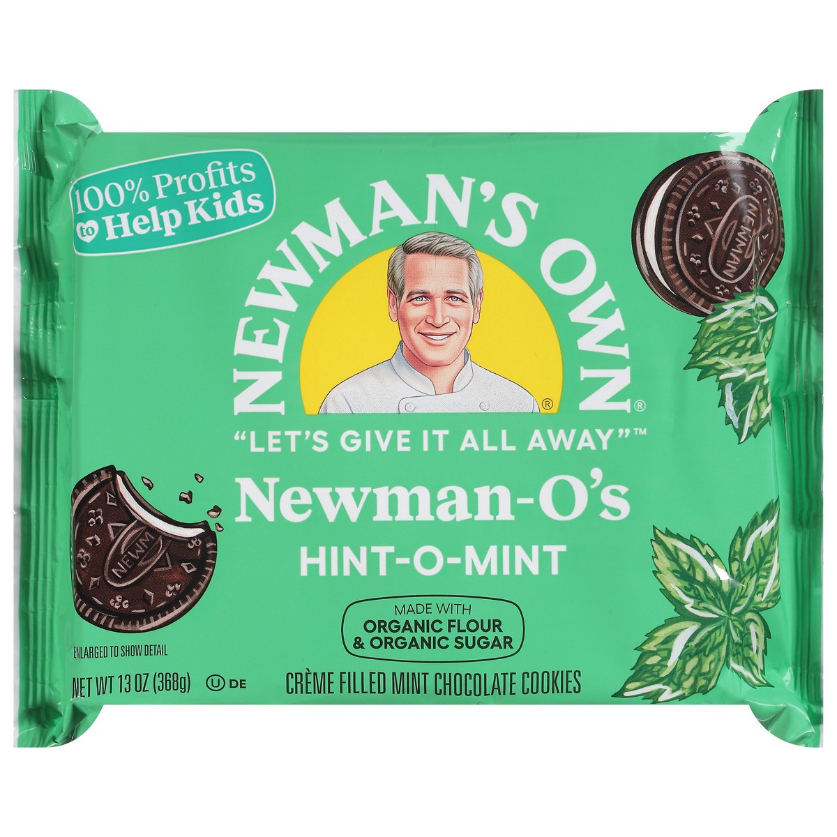 slide 5 of 11, Newman's Own Cookie O Mint Creme, 13 oz