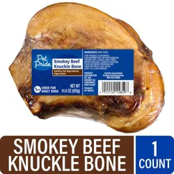 Pet Pride Smokey Beef Knuckle Bone Chew Adult Dog Treat