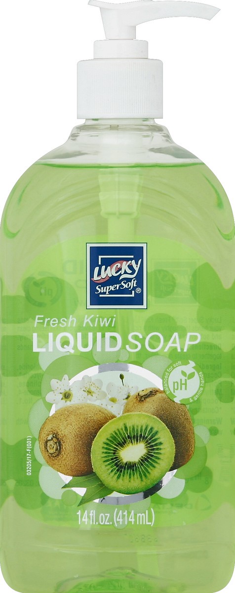 slide 1 of 2, Lucky Super Soft Liquid Soap 14 oz, 