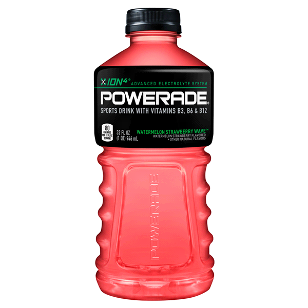 slide 1 of 3, Powerade Watermelon Strawberry Wave Sports Drink - 32 fl oz, 32 fl oz