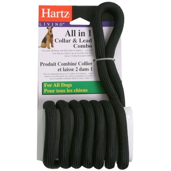 slide 1 of 1, Hartz All in 1 Collar & Lead Combo, For All Dogs, 1 ct
