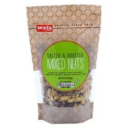 Weis Quality Salted And Roasted Mixed Nuts