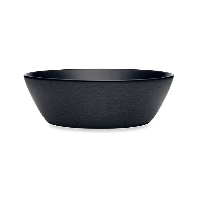 slide 1 of 2, Noritake Black on Black Snow Round Vegetable Bowl, 1 ct