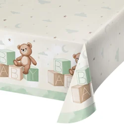Creative Converting Teddy Bear Table Cover, 1 ct.