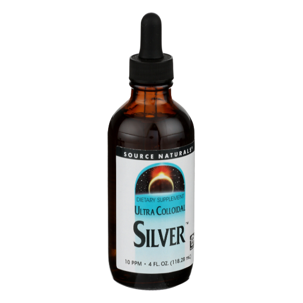 slide 1 of 1, Source Naturals Ultra Colloidal Silver, 4 fl oz