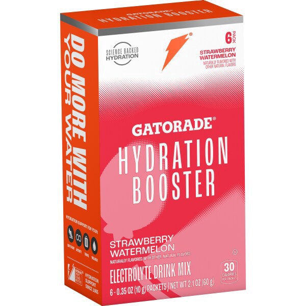 slide 4 of 5, Gatorade Hydration Booster Strawberry Watermelon, 6 Pk, 6 ct