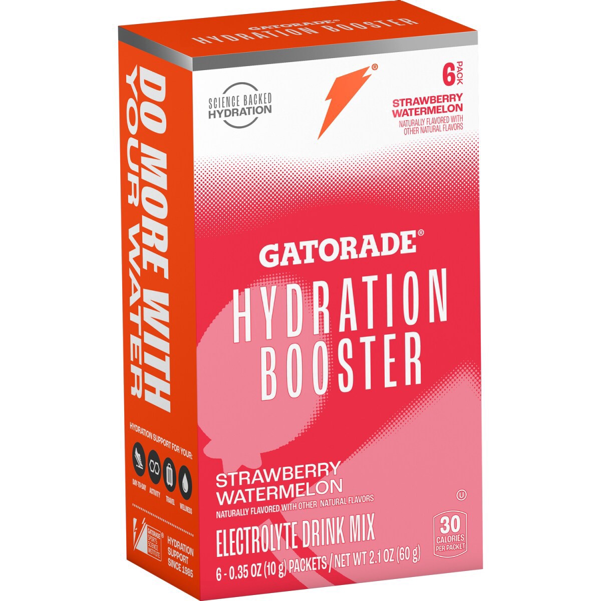 slide 5 of 5, Gatorade Hydration Booster Strawberry Watermelon, 6 Pk, 6 ct
