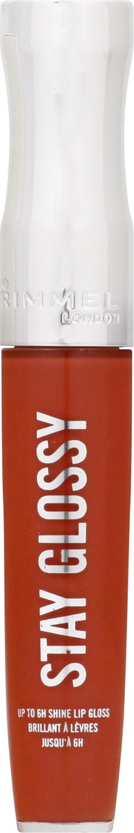 slide 8 of 8, Rimmel London Stay Glossy Sippin 135 Lip Gloss 0.18 oz, 6 ml