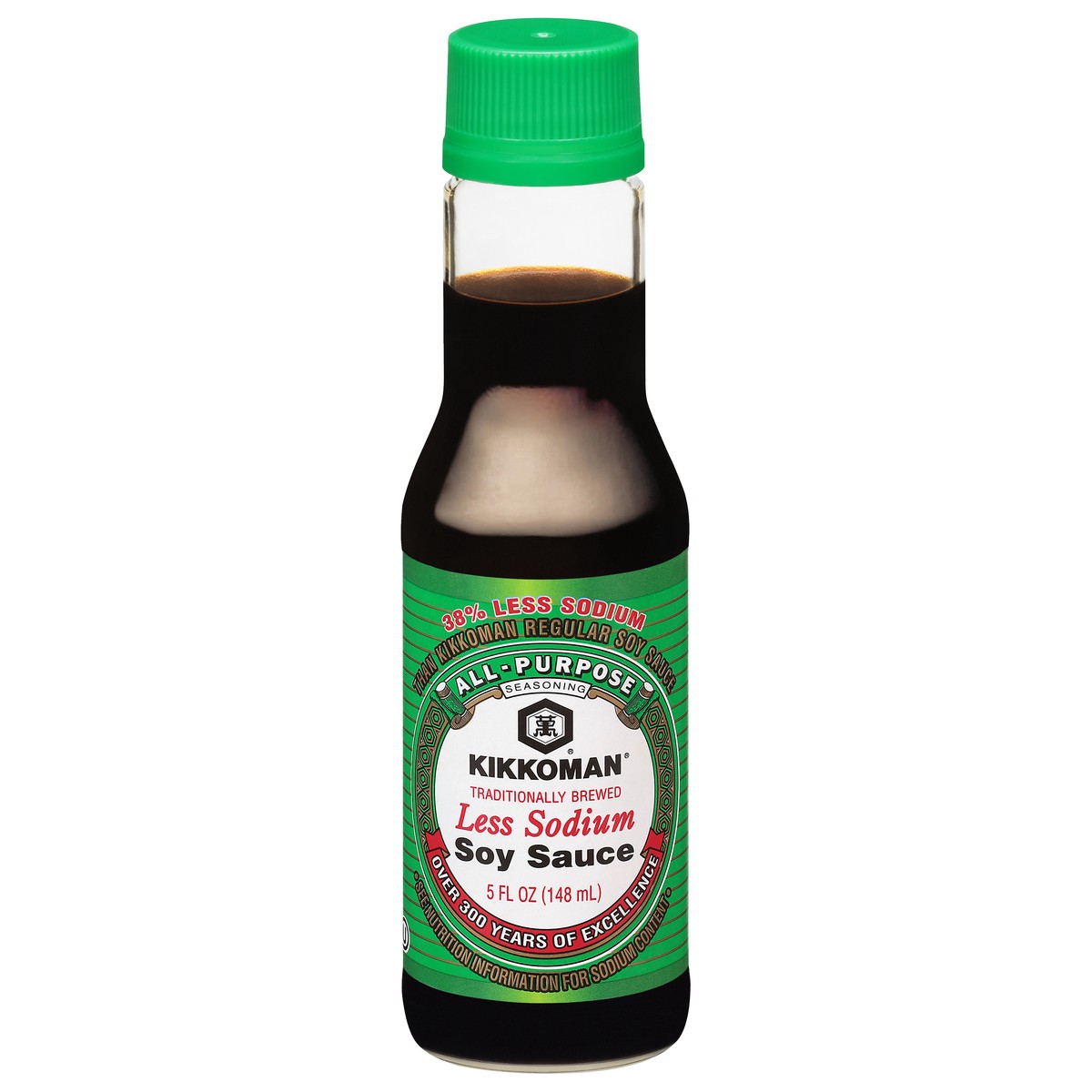 slide 1 of 9, Kikkoman Less Sodium Soy Sauce 5 fl oz, 5 fl oz