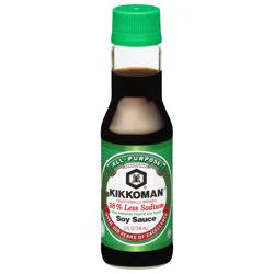 Kikkoman 38% Less Sodium All-Purpose Soy Sauce 5 fl oz