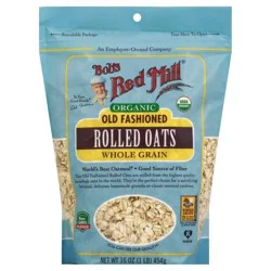 Bob's Red Mill Old Fashioned Whole Grain Organic Rolled Oats 16 oz