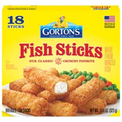 Gorton's Breaded Fish Sticks 18 Sticks