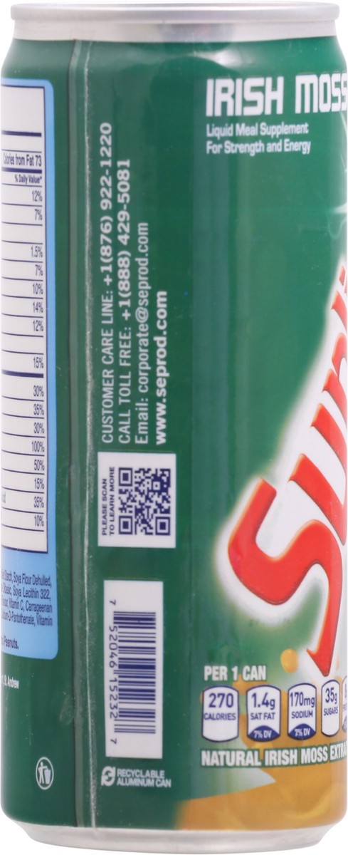 slide 6 of 9, Supligen Irish Moss Liquid Meal Supplement 9.8 oz Can, 9.8 oz