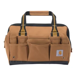 Carhartt 14 Inch 25 Pocket Heavyweight Tool Bag, Brown
