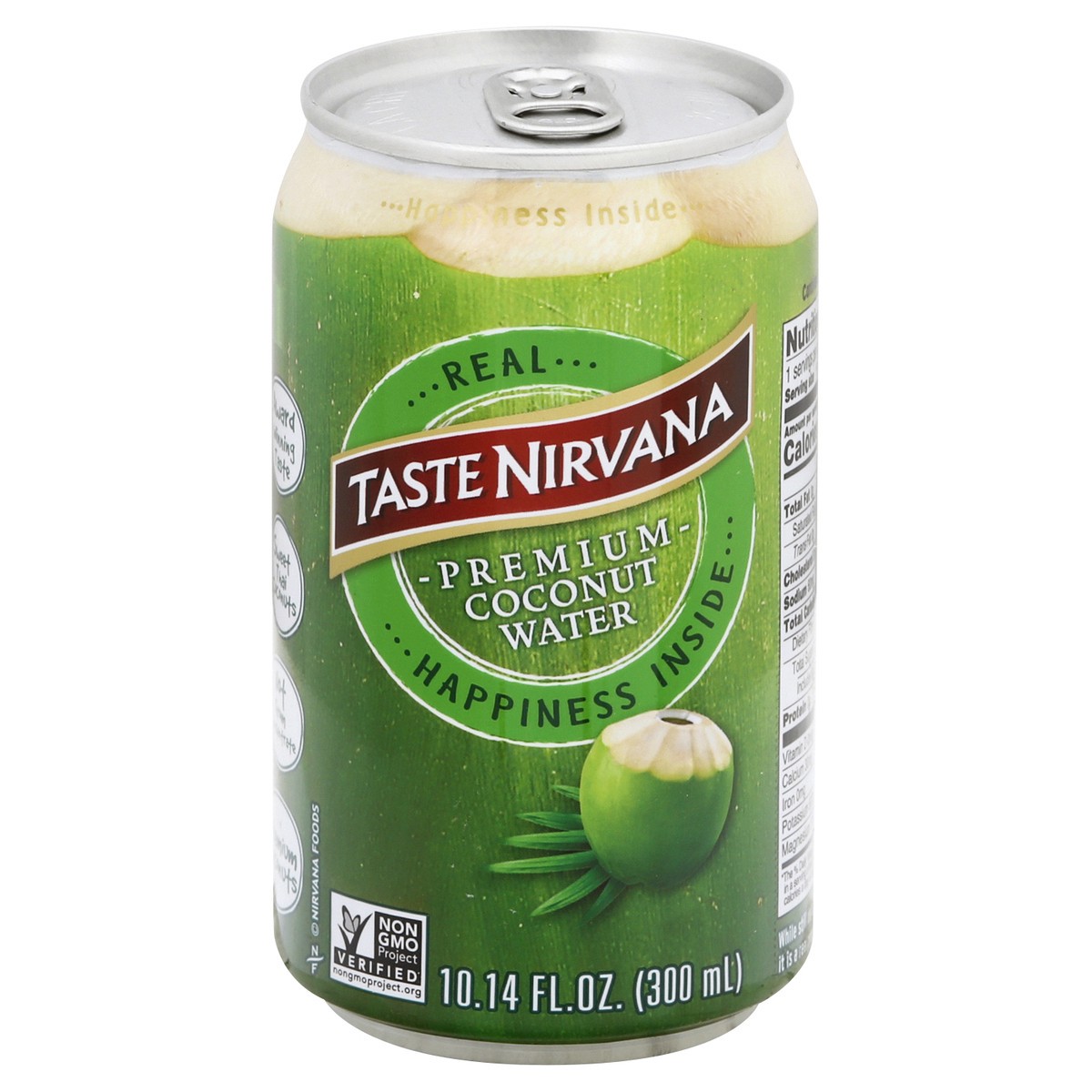 slide 1 of 10, Taste Nirvana Coconut Water Real, 10.14 fl oz