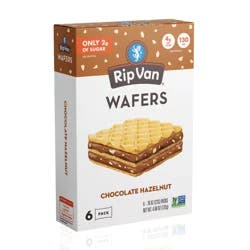 Rip Van Chocolate Hazelnut Wafers 6 - 0.78 oz Packs